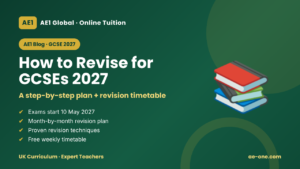 How to revise for GCSEs 2027 - AE1 revision plan and timetable
